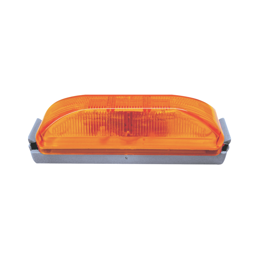 Plafón rectangular ámbar toldo Kenworth 12V de foco Traktolamp 2308A