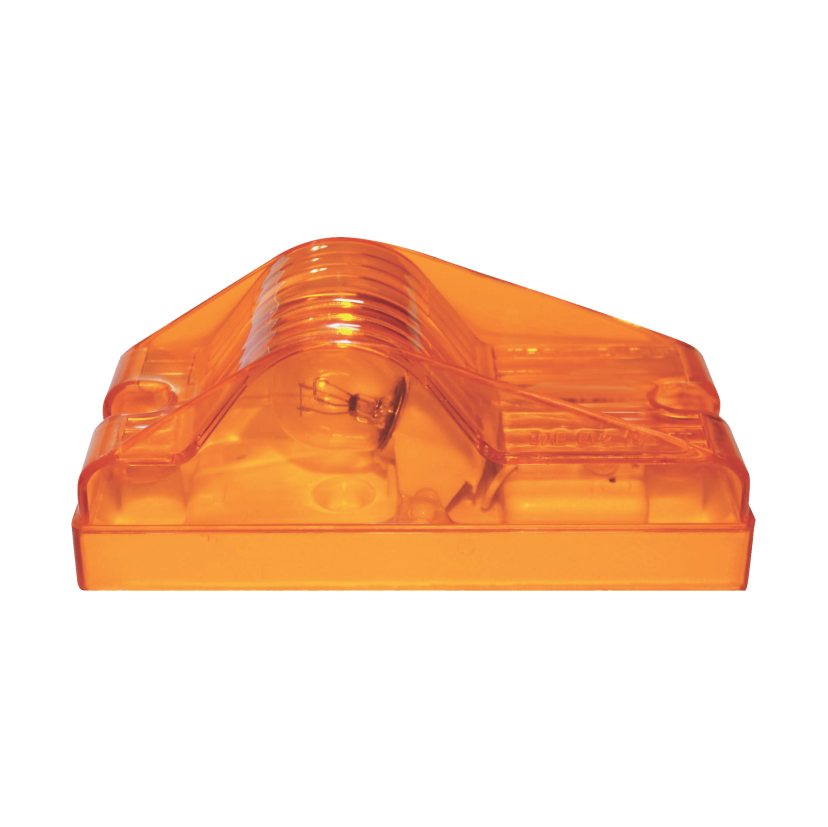 Plafón rectangular ámbar 12V de foco Traktolamp 2312A