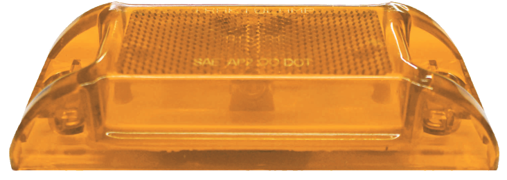 Plafón rectangular ámbar 12V de foco Traktolamp 2319A