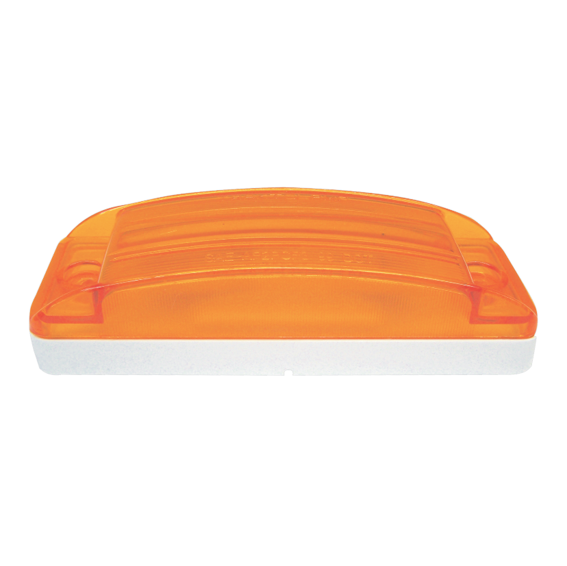 Plafón rectangular 5 LED ámbar 12/24V Traktolamp 8011A