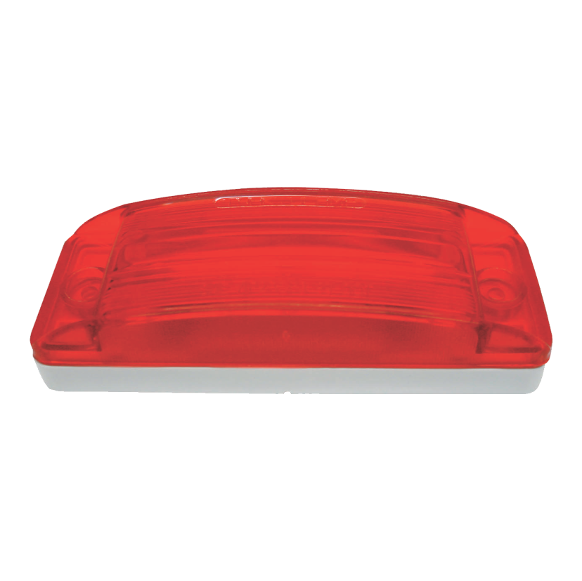 Plafón rectangular 5 LED rojo 12/24V Traktolamp 8011R