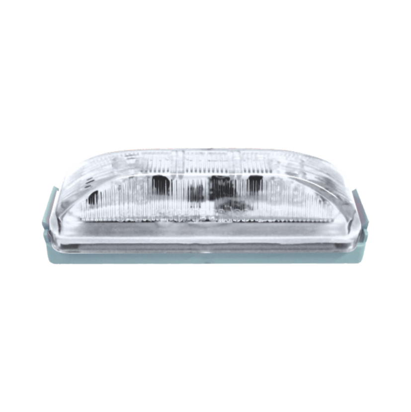 Plafón rectangular 3 LED cristal ráfaga toldo Kenworth 12/24V Traktolamp 8013DC