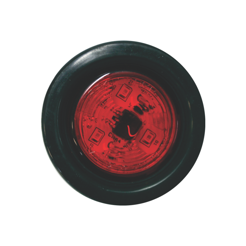 Plafón redondo 2 1/2" 3 LED rojo 12/24V Traktolamp 8014-1R