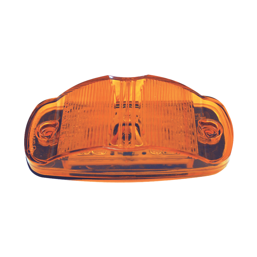 Plafón delimitador 12 LED ámbar conexión directa 12/24V Traktolamp 8087A