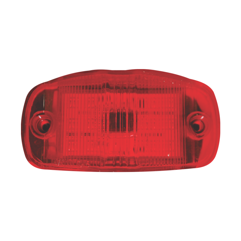 Plafón delimitador 12 LED rojo conexión directa 12/24V Traktolamp 8087R