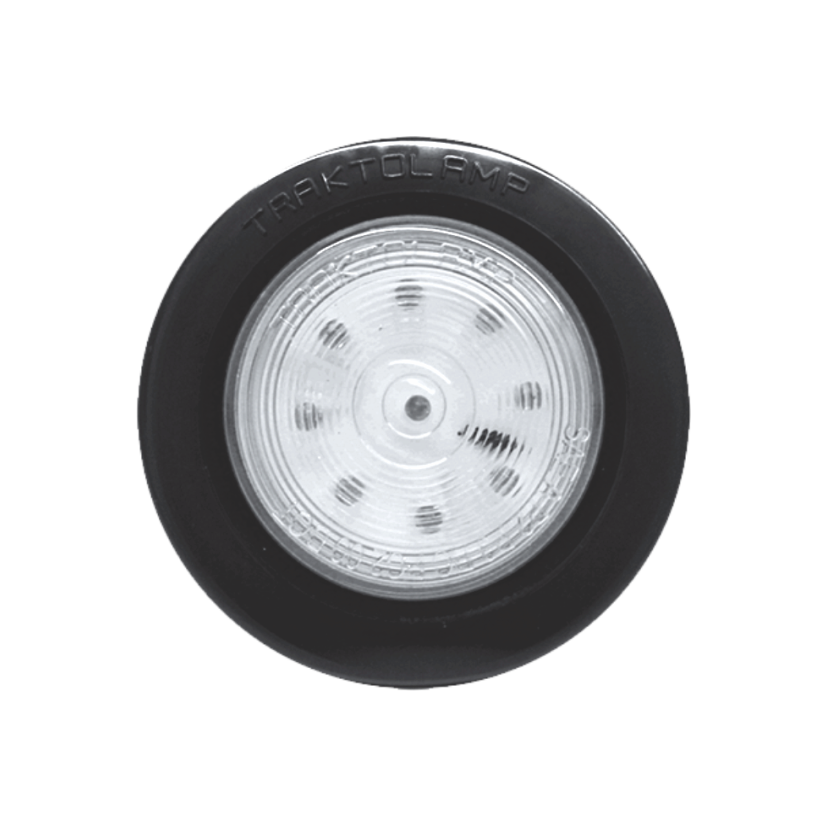 Plafón redondo 2 1/2" 9 LED cristal con grommet 12/24V Traktolamp 8090C