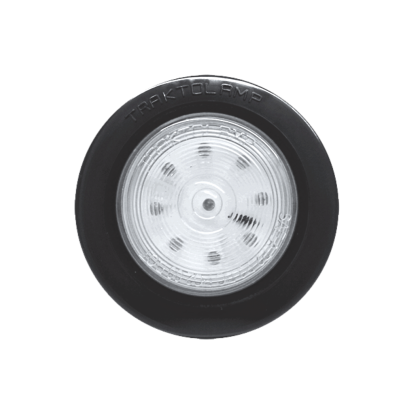 Plafón redondo 2" 9 LED cristal con grommet 12/24V Traktolamp 8091C