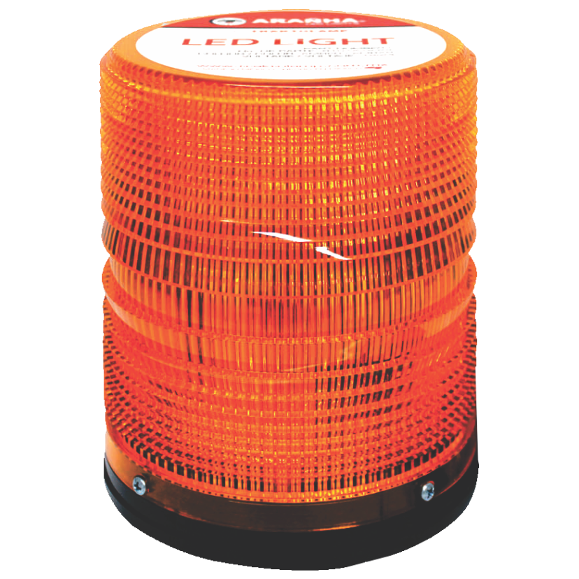 Torreta 4 LED ámbar destello 6" 12/24V Traktolamp 8102A